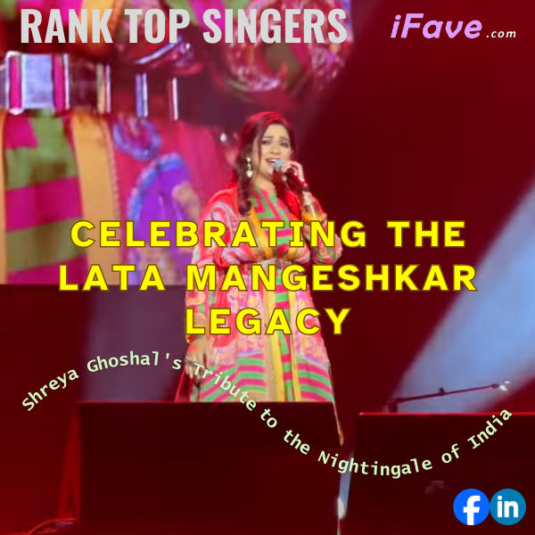 Shreya Ghoshal honoring Lata Mangeshkar's musical heritage